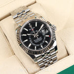 2021 ROLEX SKYDWELLER ROLEX SKY-DWELLER BLACK DIAL 42MM 326934