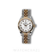 2024 ROLEX LADY DATE JUST TWO TONE YELLOW GOLD AND STEEL 28MM 279173