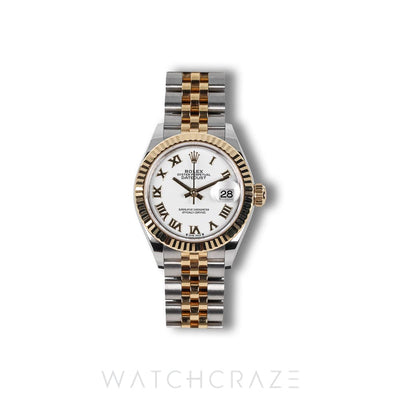 2024 ROLEX LADY DATE JUST TWO TONE YELLOW GOLD AND STEEL 28MM 279173