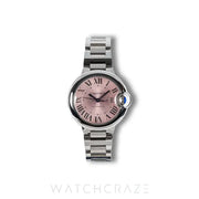 CARTIER BALLON BLEU PINK DIAL 33MM WSBB0068