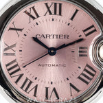 CARTIER BALLON BLEU PINK DIAL 33MM WSBB0068