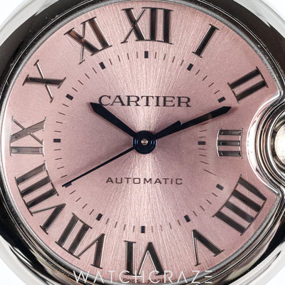 CARTIER BALLON BLEU PINK DIAL 33MM WSBB0068