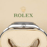 2021 ROLEX OYSTER PERPETUAL GREEN DIAL 41MM 124300