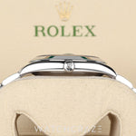 2022 ROLEX DATEJUST SMOOTH BEZEL RHODIUM DIAL 41MM 126300