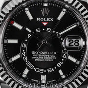 2020 ROLEX SKY-DWELLER OYSTER BRACELET BLACK DIAL 44MM 326934