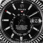 2020 ROLEX SKY-DWELLER OYSTER BRACELET BLACK DIAL 44MM 326934