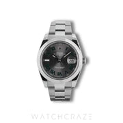 2025 ROLEX DATEJUST WIMBLEDON OYSTER SMOOTH BRACELET 41MM 126300