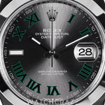 2025 ROLEX DATEJUST WIMBLEDON OYSTER SMOOTH BRACELET 41MM 126300