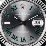 2025 ROLEX DATEJUST WIMBLEDON DIAL 41MM 126334