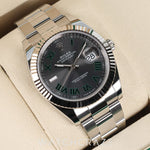 2025 ROLEX DATEJUST WIMBLEDON FLUTED OYSTER 41MM 126334