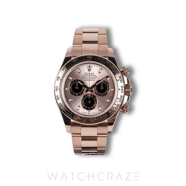 2022 ROLEX COSMOGRAPH DAYTONA ROSE GOLD SUNDUST DIAL 40MM 116505