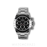ROLEX COSMOGRAPH DAYTONA BLACK DIAL 40MM 116520 (SERVICED 2012 & 2023)