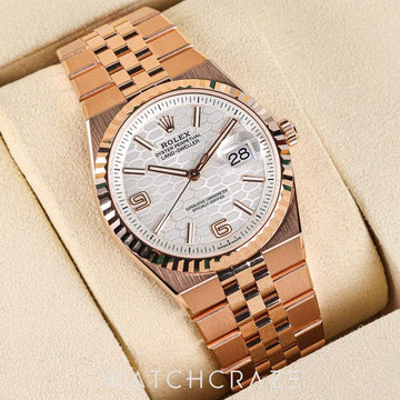 2025 ROLEX LAND-DWELLER ROSE GOLD 36MM 127235