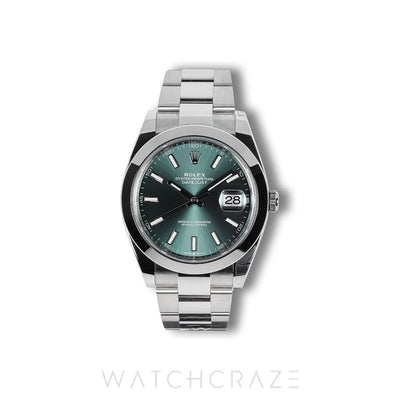 2025 ROLEX DATEJUST MINT DIAL 41MM 126300