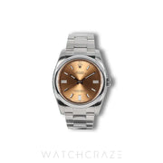 2018 ROLEX OYSTER PERPETUAL WHITE GRAPE 36MM 116000