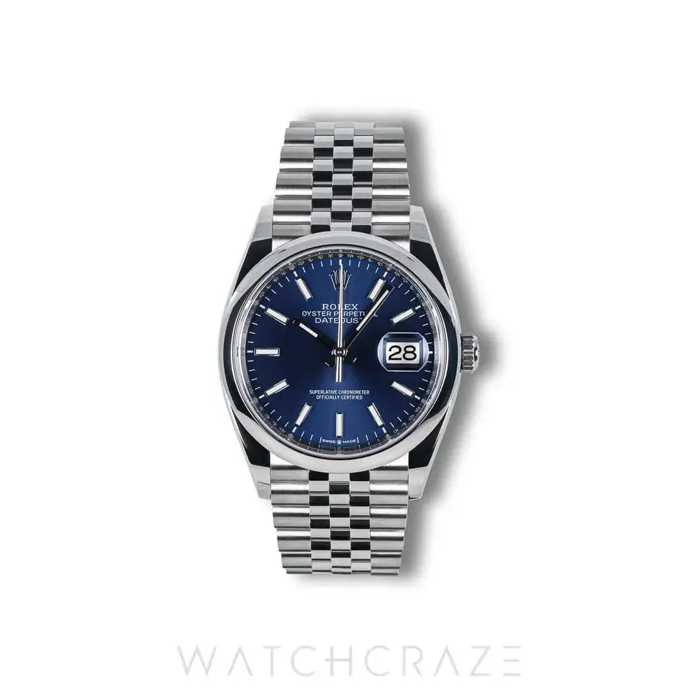 2025 ROLEX DATEJUST BLUE DIAL 36MM 126200