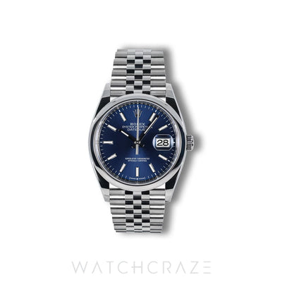 2025 ROLEX DATEJUST BLUE DIAL 36MM 126200