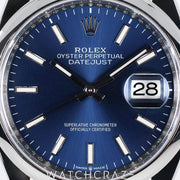2025 ROLEX DATEJUST BLUE DIAL 36MM 126200