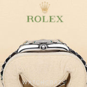 2023 ROLEX DATEJUST BLACK DIAL DIAMOND MARKERS 36MM 126234
