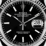 2022 ROLEX DATEJUST FLUTED JUIBLEE BLACK DIAL 36MM 126234