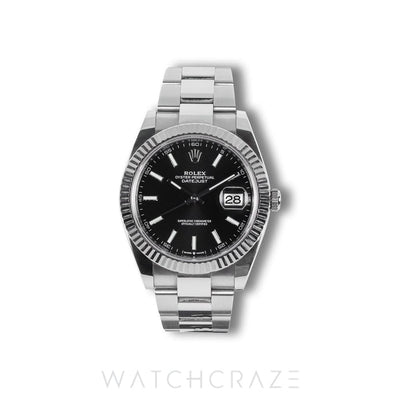 2020 ROLEX DATEJUST BLACK DIAL 41MM 126334