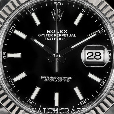 2020 ROLEX DATEJUST BLACK DIAL 41MM 126334
