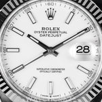 2025 ROLEX DATEJUST WHITE DIAL 41MM 126334