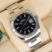 2020 ROLEX DATEJUST BLACK DIAL 41MM 126334