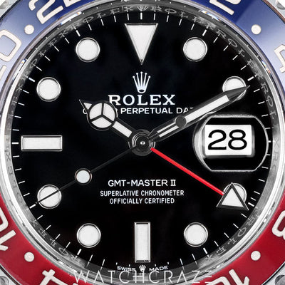 2021 ROLEX GMT MASTER II PEPSI 40MM 126710BLRO