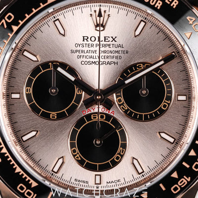2025 ROLEX COSMOGRAPH DAYTONA ROSE GOLD SUNDUST 40MM 126515LN