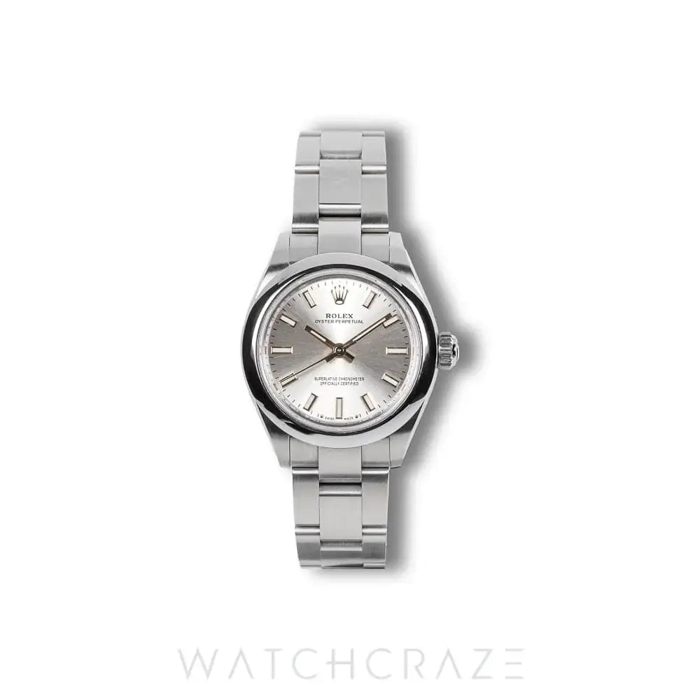2025 ROLEX OYSTER PERPETUAL SILVER DIAL 28MM 276200