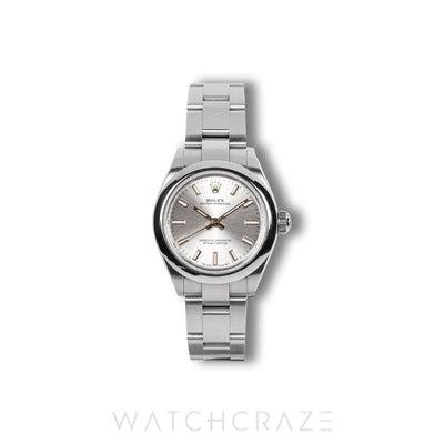 2025  ROLEX OYSTER PERPETUAL SILVER DIAL 28MM 276200