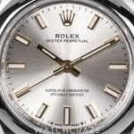 2025  ROLEX OYSTER PERPETUAL SILVER DIAL 28MM 276200