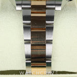 2014 ROLEX SUBMARINER DATE TWO TONE YELLOW GOLD AND STEEL BLACK DIAL 