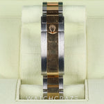 2014 ROLEX SUBMARINER DATE TWO TONE YELLOW GOLD AND STEEL BLACK DIAL 