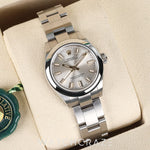 2025  ROLEX OYSTER PERPETUAL SILVER DIAL 28MM 276200