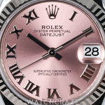 2025 ROLEX DATEJUST PINK ROMAN DIAL 31MM 278274