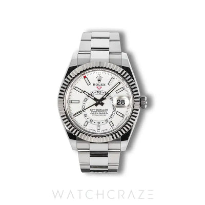 2023 ROLEX SKY-DWELLER WHITE DIAL 42MM 326934