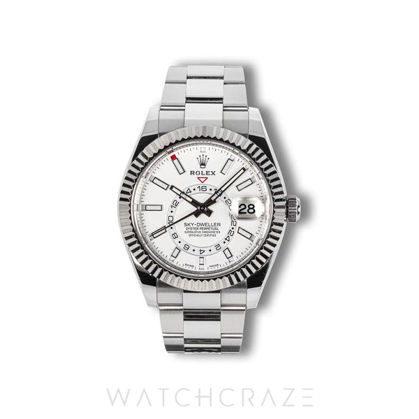 2023 ROLEX SKYDWELLER WHITE DIAL 42MM 326934