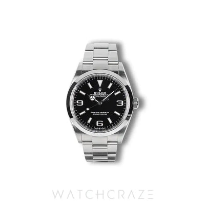 2022 ROLEX EXPLORER BLACK DIAL 36MM 124270