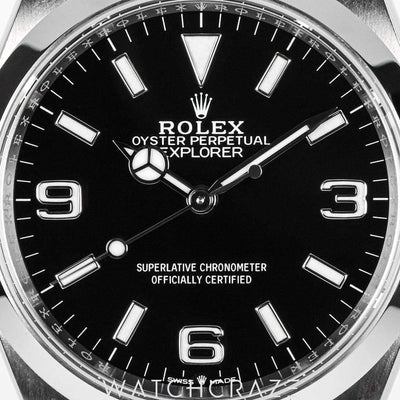 2022 ROLEX EXPLORER BLACK DIAL 36MM 124270