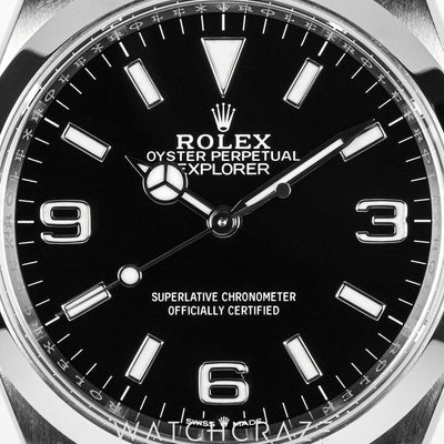 2022 ROLEX EXPLORER BLACK DIAL 36MM 124270