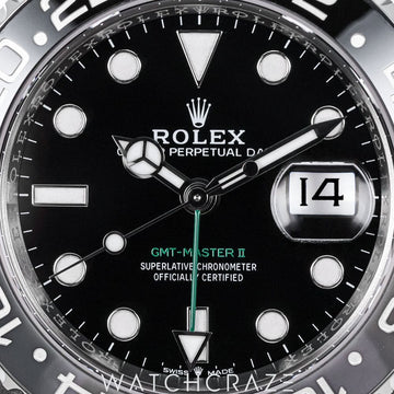 2026 ROLEX GMT MASTER II BRUCE WAYNE 40MM 126710GRNR