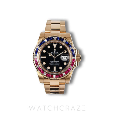 ROLEX SUBMARINER SARU BLACK DIAL 40MM 116618LN (Aftermarket bezel)