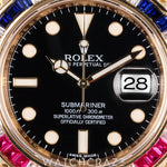 ROLEX SUBMARINER SARU BLACK DIAL 40MM 116618LN (Aftermarket bezel)