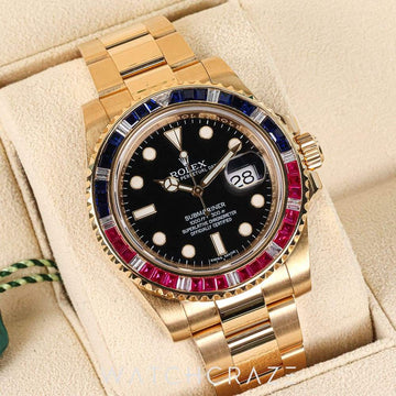 ROLEX SUBMARINER SARU BLACK DIAL 40MM 116618LN (Aftermarket bezel)