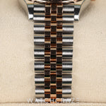 2024 ROLEX DATEJUST TWO TONE ROSE GOLD AND STEEL CHOCOLATE DIAL 31MM 278271
