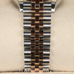 2024 ROLEX DATEJUST TWO TONE ROSE GOLD AND STEEL CHOCOLATE DIAL 31MM 278271