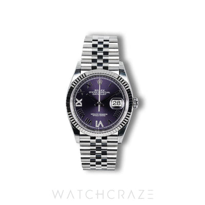 2026 ROLEX DATEJUST PURPLE DIAL 36MM 126234