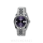2026 ROLEX DATEJUST PURPLE DIAL 36MM 126234